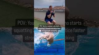 Swimmers, Flip Turns = FREE Speed! Build Power Off the Wall with Squat Training