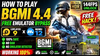 BGMI 4.4 LIVE ON EMULATOR BYPASS + HAX
