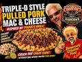 Greasy Spoon Crock Pot Showdown Triple D Featured Pounds Grill BBQ Pulled Pork Mac &amp; Cheese