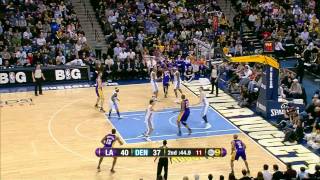 02 03 2012   Lakers vs  Nuggets   Andrew Bynum Highlights
