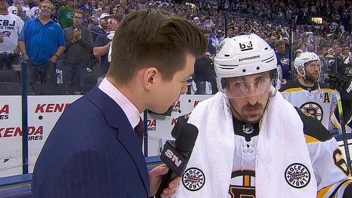 Brad Marchand keeps it short and simple after series-clinching Game 6 victory