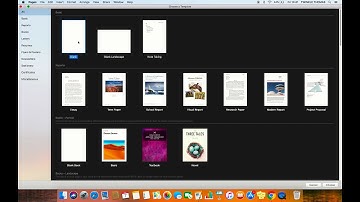 HOW TO CREATE AND SAVE PAGES DOCUMENT MAC