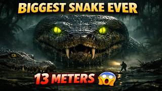 THE BIGGEST SNAKE EVER Titanoboa cerrejonensis bigger than anacoda 13 million years ago
