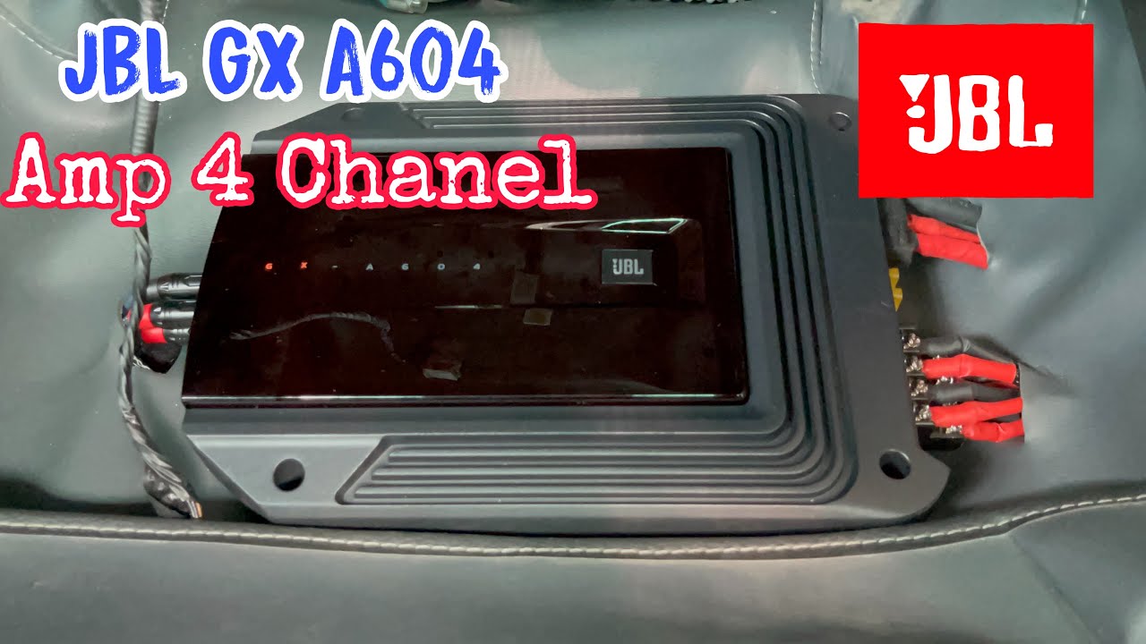 Amply Xe 12v / Jbl gx A604 - YouTube