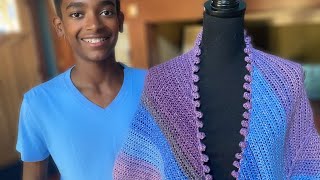 Crochet Amethyst Shawl Tutorial by Jonah's Hands