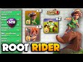 320 easily get 3 starsroot rider spam overgrowth spellsth16 attack strategyclash of clans
