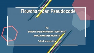 MATERI FLOWCHART DAN PSEUDOCODE by Bangkit x Raihan
