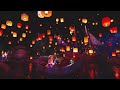 Rapunzels lantern festival on ride pov