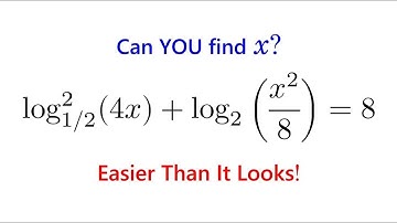 Most Students Give Up on This Log Equation — Can You Solve It?