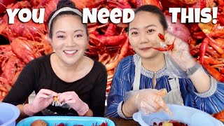 BEST Crawfish Stop + How to Eat it CORRECTLY | Lake Charles, LA | Pleb Eats