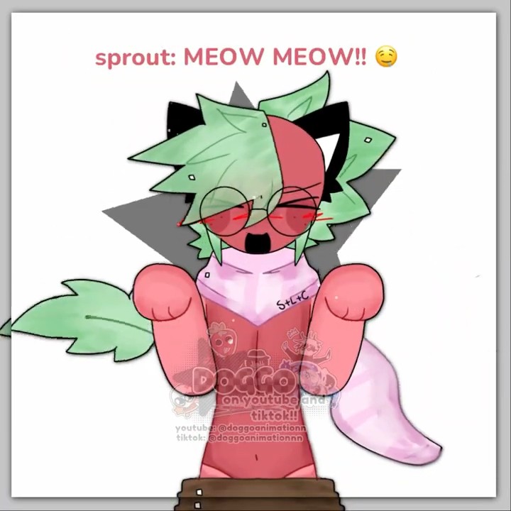 sprout meows 🤤 | #dandysworld #shorts | inspo: everyone