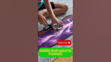 Rubiks clock solved in 5 seconds #shorts