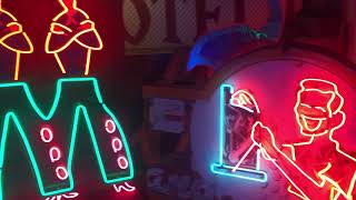 Nevada Neon Project Sign From Wells, Nevada