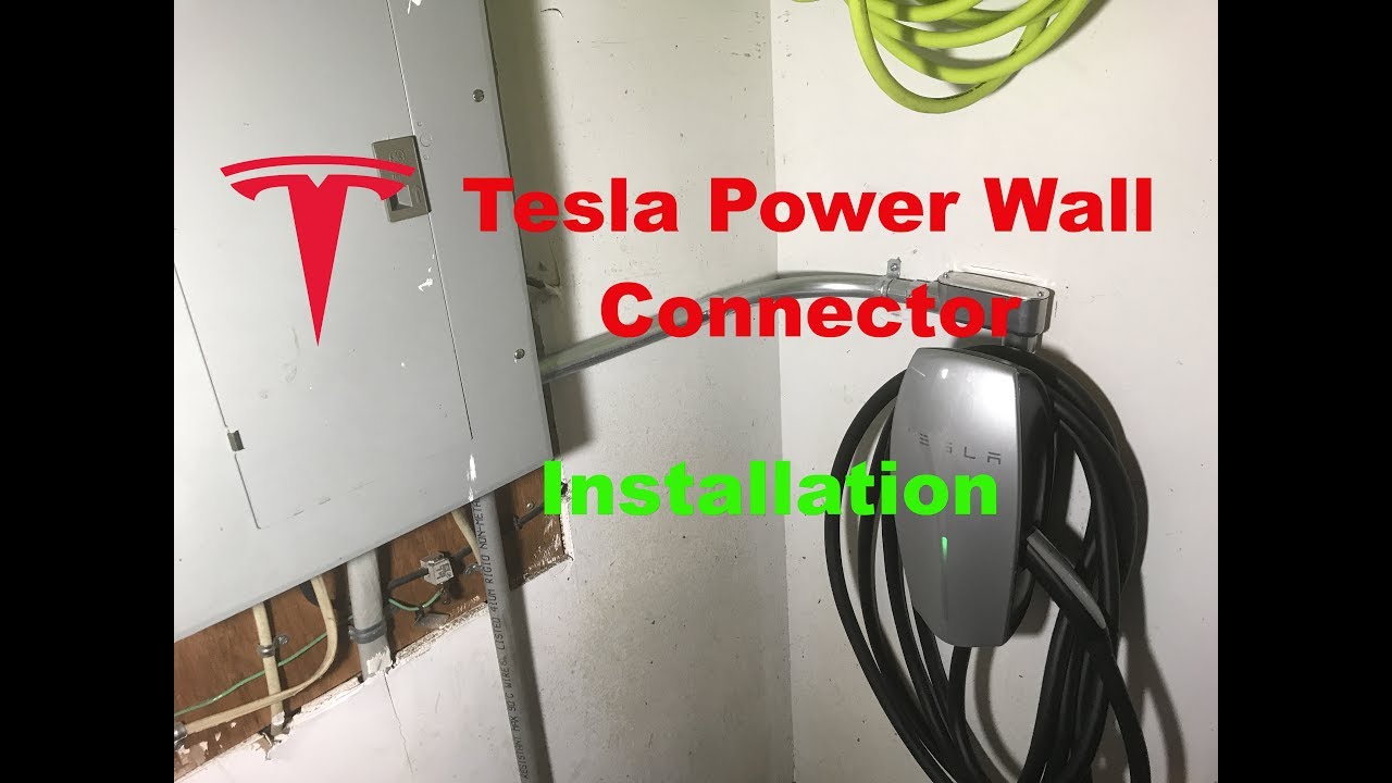Tesla High Wall Connector Installation You Tesla High Wall Connector Installation