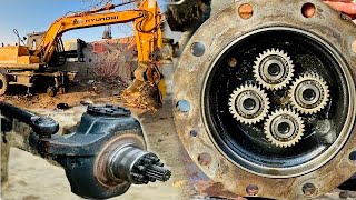 Complete Restoration Of Excavator Front Wheel // Most Amazing Repairing Before Never Seen....