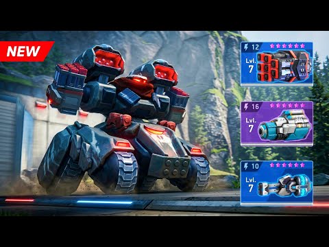 New BOUNTY BANDIT - Dreadnought with Rocket Mortar 12, Gauss Rifle 10, Voltaic RPG 16 - Mech Arena