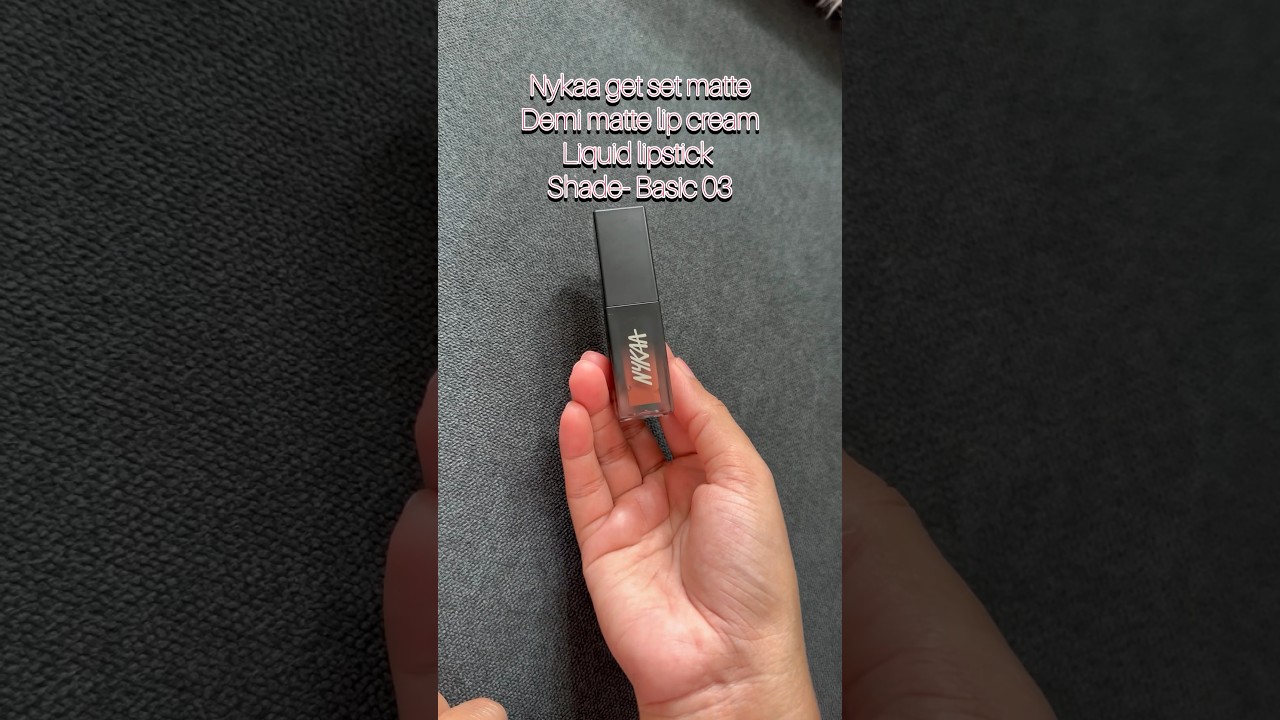 Nykaa demi matte lip cream 