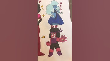 Steven finding out garbet is a fusion #art #drawings #sketchbook #stevenuniverse #garnet