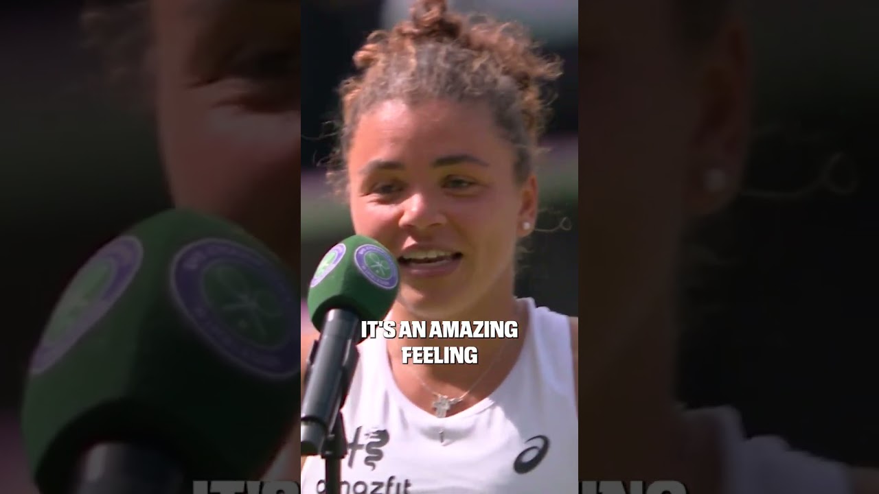 Jasmine Paolini had to shout out her idol