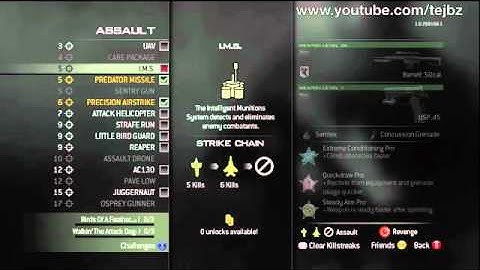 MODERN WARFARE 3 - Perks, Guns, Proficiencies, Killstreaks, Pointstreaks and Specialist