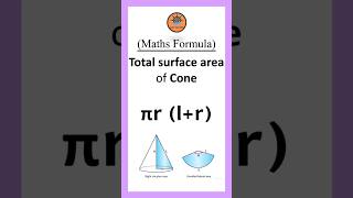 Total Surface Area of Cone | (Maths Formula)