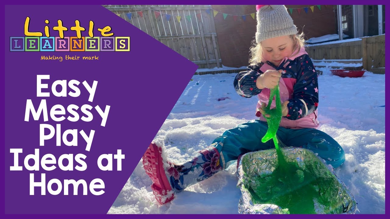 Easy Messy Play Ideas at Home Fun Lockdown Activities for Kids YouTube