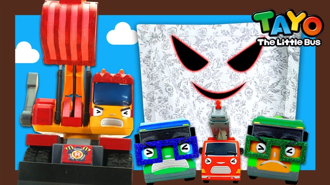 Tayo Kendaraan berat Mainan menunjukkan l #36 Hantu! Ada hantu!! l Tayo Bus Kecil
