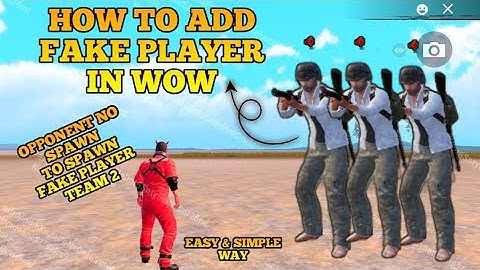 How to Add Fake Player in wow || Fake Player Spawn Without Opponent