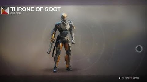 Destiny 2 Titan with Holdfast Armor and Throne of Soot Shader
