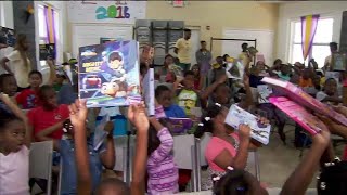 Children enjoy books donated through Local 10's Big Book Drive