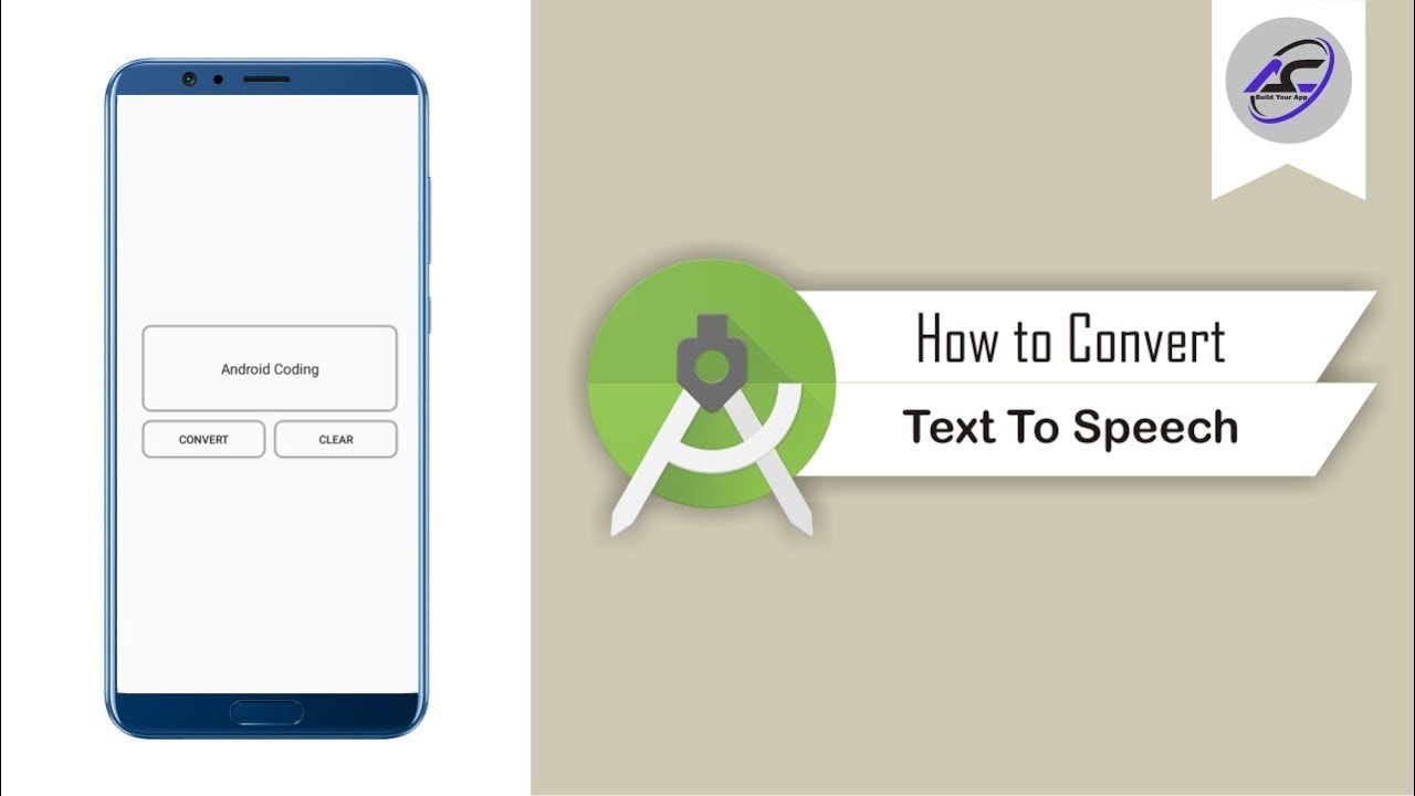 text to speech app in android studio