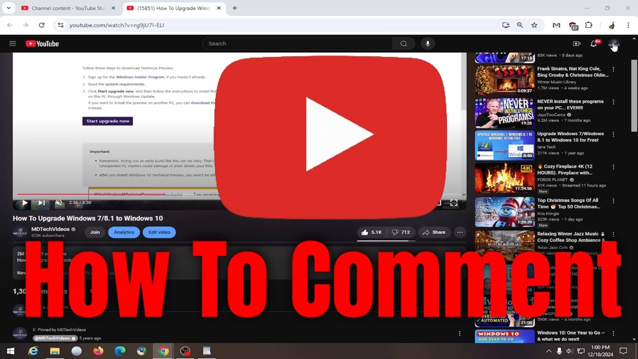How To Comment On YouTube Videos [Tutorial] - YouTube