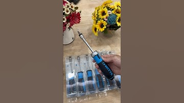 Tay vặn vít tự động đa năng WITTE 468022, 6 vít đầu sao T10-T40