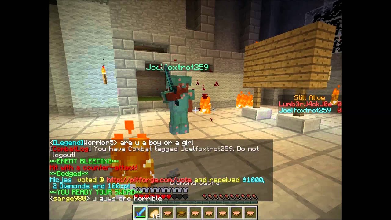 Aimbot Hacks? - survival.pitforge.com