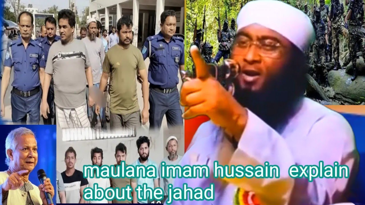 maulana imam hussain  explain about the jahad! Mv imam Hussein waz about the aliking ! Rohingya waz