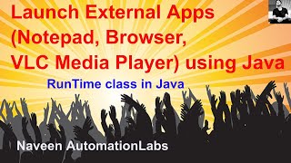 Launch External Apps (Notepad, Browser, VLC Media Player) using Java screenshot 3