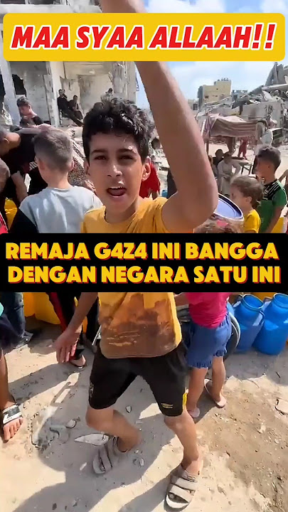 Remaja Palestina ini bangga dengan negara ini #palestina #gaza #indonesia #faktadunia #infodunia