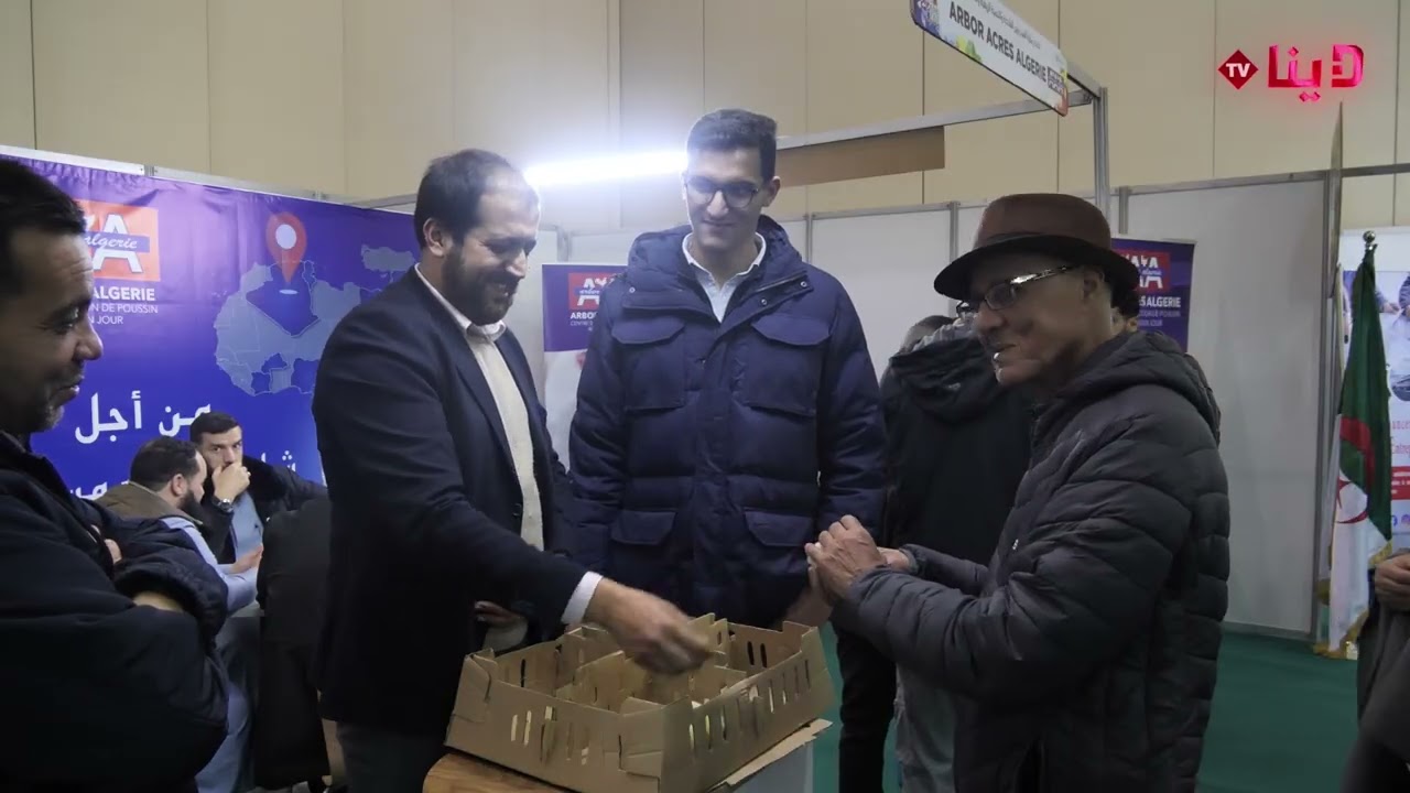 VISITEURS SALON AGRIEXPO 2026 التغطية الإعلامية لقناة دينا TV