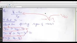Microelectronic Circuits- MOSFET Circuits at DC- Numerical Problems -Class 7 part 1