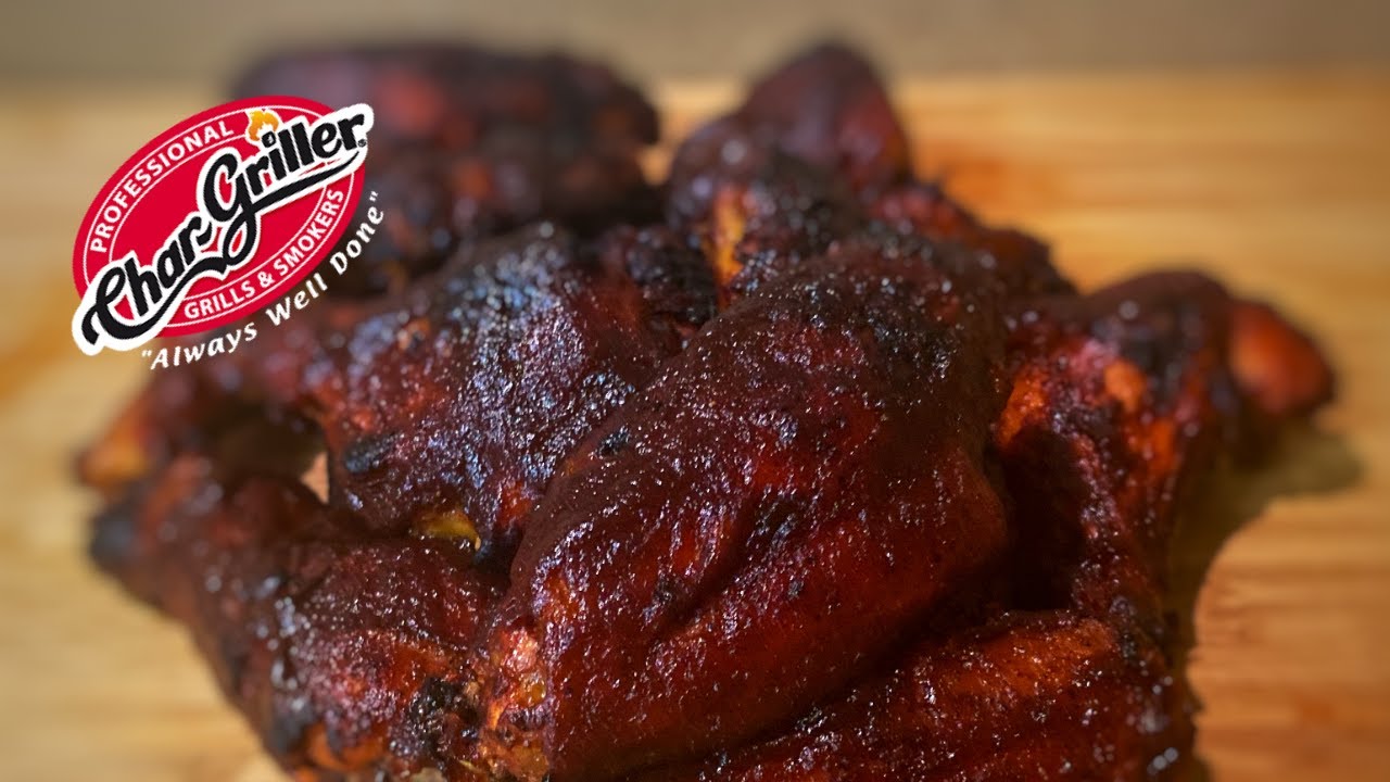 Grilled Chicken Wings Smoked Raspberry Chipotle Wings on the Char