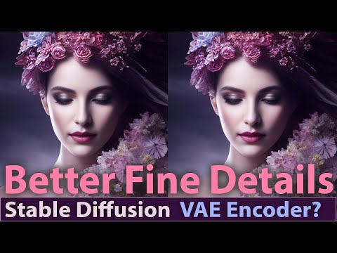 Stable Diffusion - Better Fine Details with a new VAE! (Variational Autoencoder)