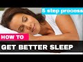 HOW TO GET TO SLEEP | 5 STEPS #sleep #sleepaid #bettersleep #sleepfast #sleepfacts #icantsleep