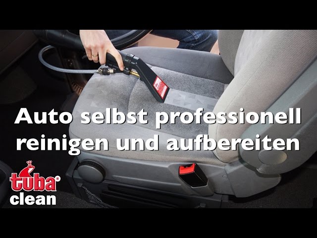 Professionelle Autoreinigung /Autoinnenreinigung mit tuba clean