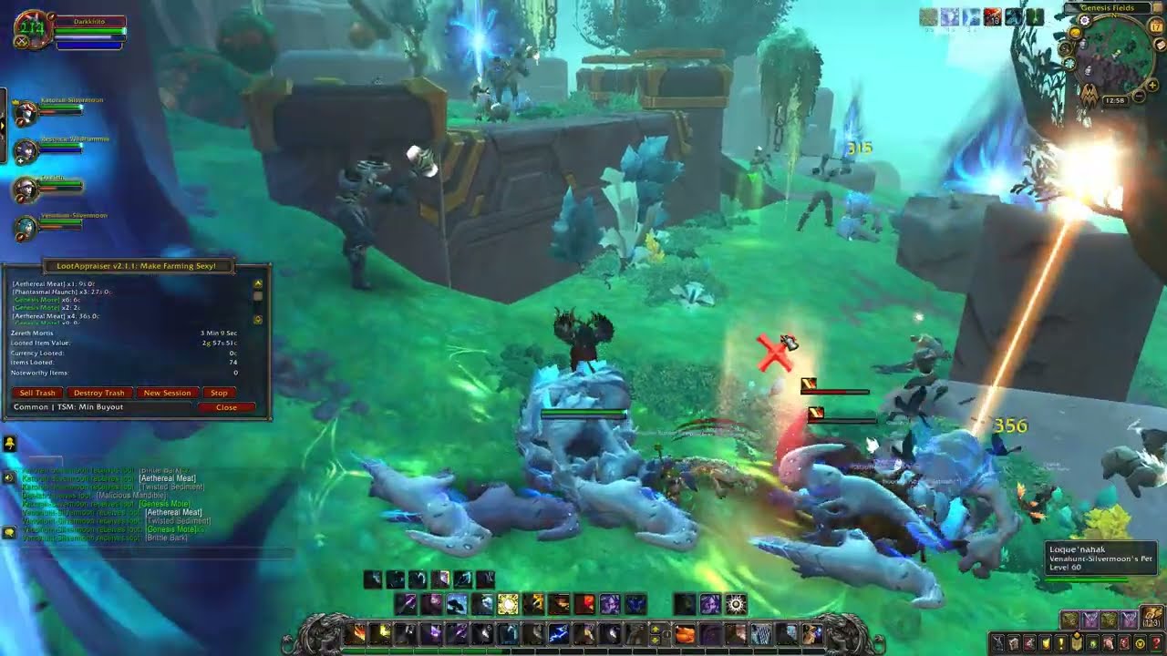 9.2 New Genesis Motes Farm Hyperspawn! Shadowlands