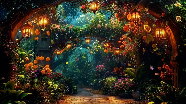 Magical Fairies Garden in Deep Forest | Enchanted Fairy Music & ASMR Ambience ~ Work/Sleep/Relax