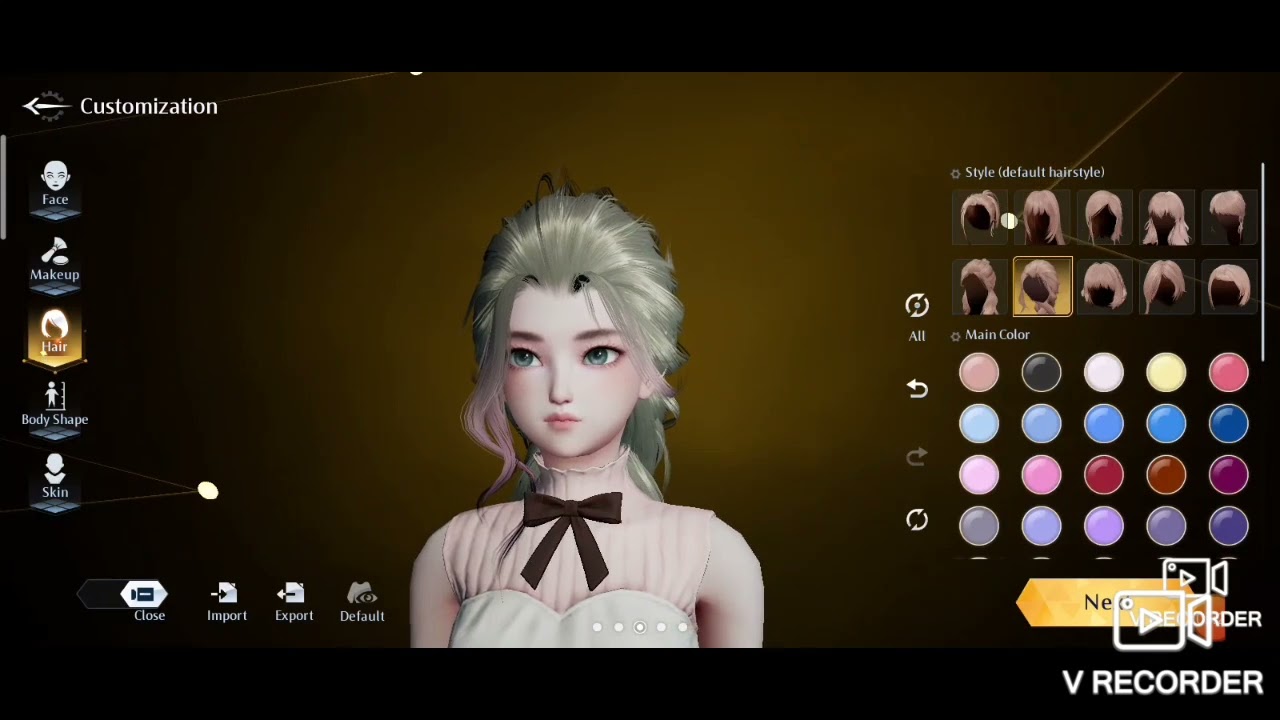 [Beta Release]Sneak peak on Noah's Heart: Chara's Customization