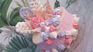 طورطة لاير كيك أو الدريب كيك ? drip cake layer cake