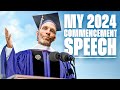 What i wish i knew when i graduated 2024 commencement speech