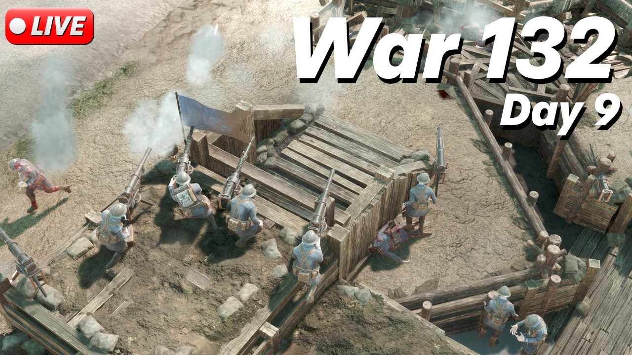 🔴 FOXHOLE AIRBORNE // WAR 132 - DAY 9 // WARDEN FRONTLINE // LIVE GAMEPLAY