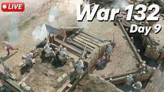 🔴 FOXHOLE AIRBORNE // WAR 132 - DAY 9 // WARDEN FRONTLINE // LIVE GAMEPLAY